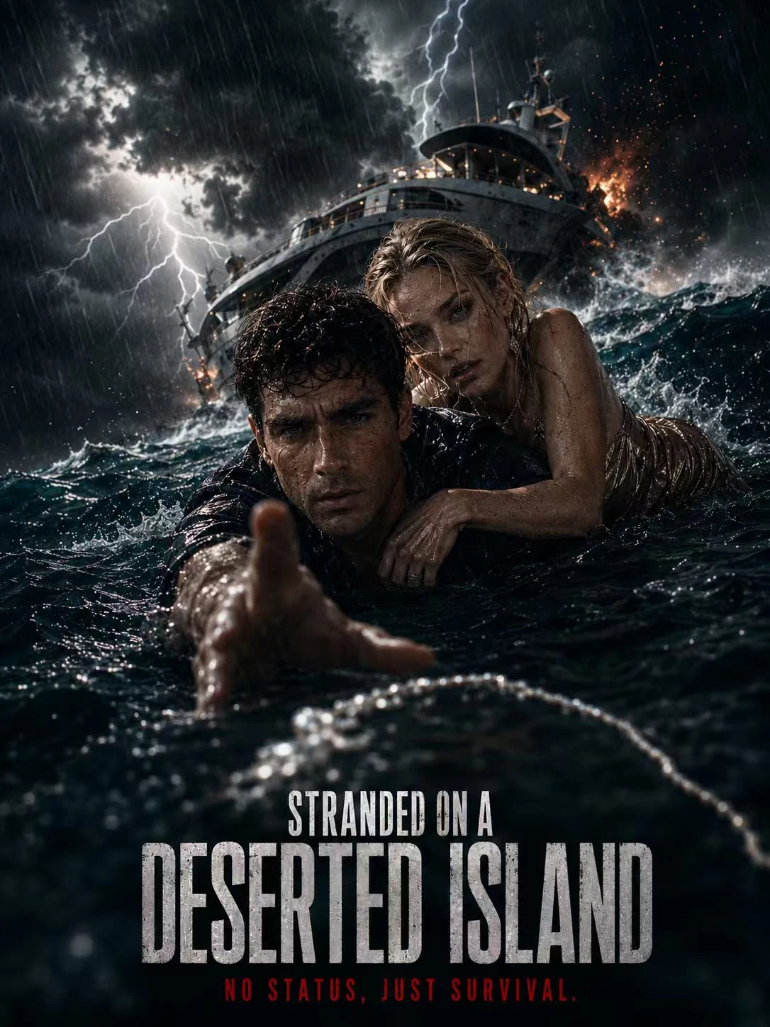 Watch Stranded on a Deserted Island No Status Just Survival All Episodes Free Stranded on a Deserted Island No Status Just Survival (40 Episodes) - Official Drama Poster