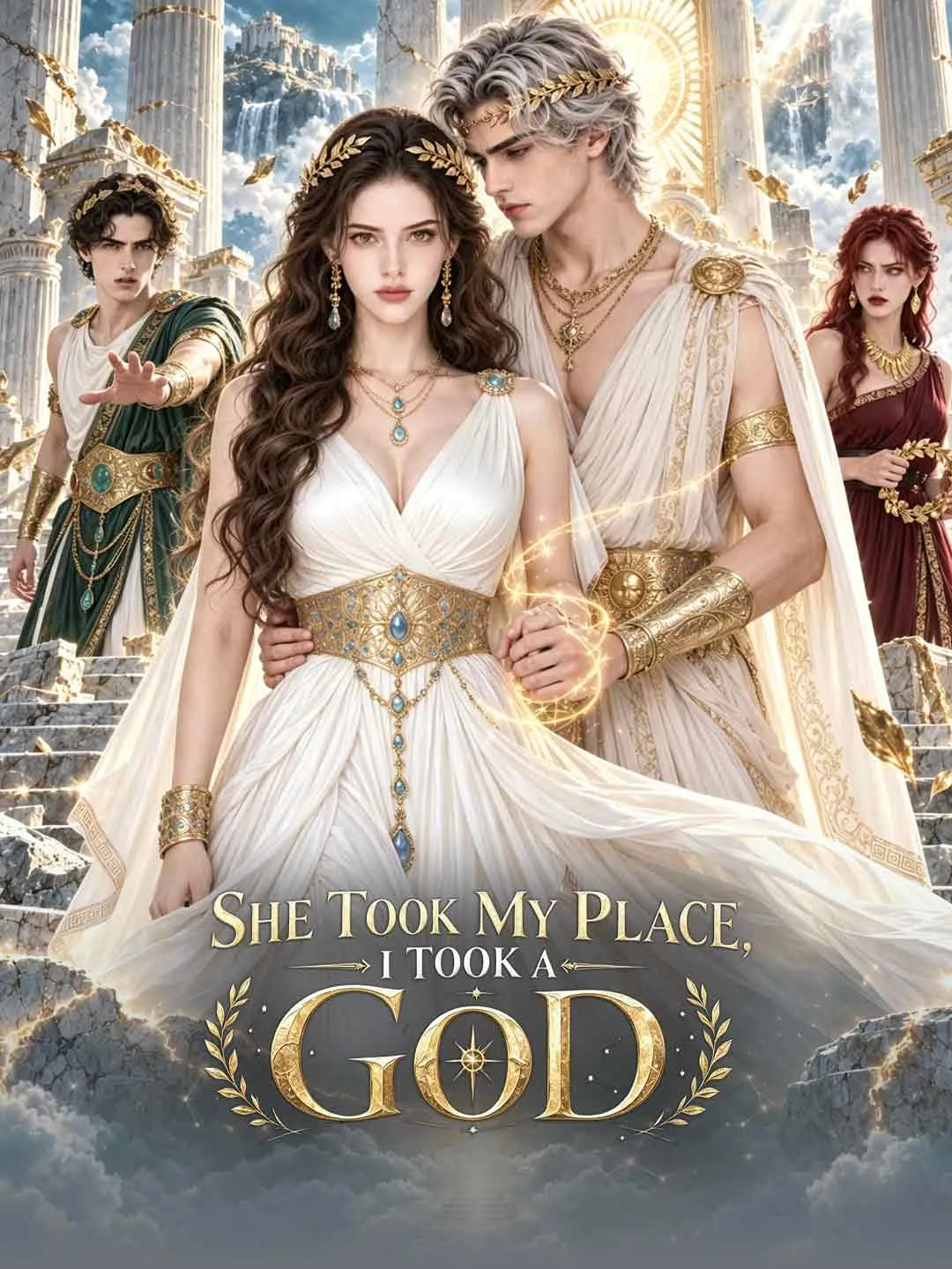 Watch She Took My Place, I Took a God All Episodes Free She Took My Place, I Took a God (50 Episodes) - Official Drama Poster