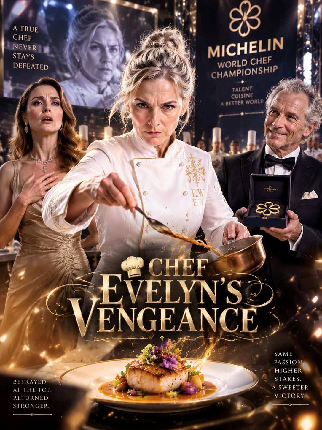 Watch Chef Evelyn’s Vengeance All Episodes Free Chef Evelyn’s Vengeance (30 Episodes) - Official Drama Poster