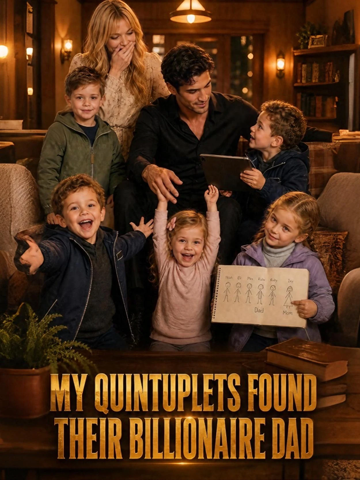 Watch My Quintuplets Found Their Billionaire Dad All Episodes Free My Quintuplets Found Their Billionaire Dad (95 Episodes) - Official Drama Poster