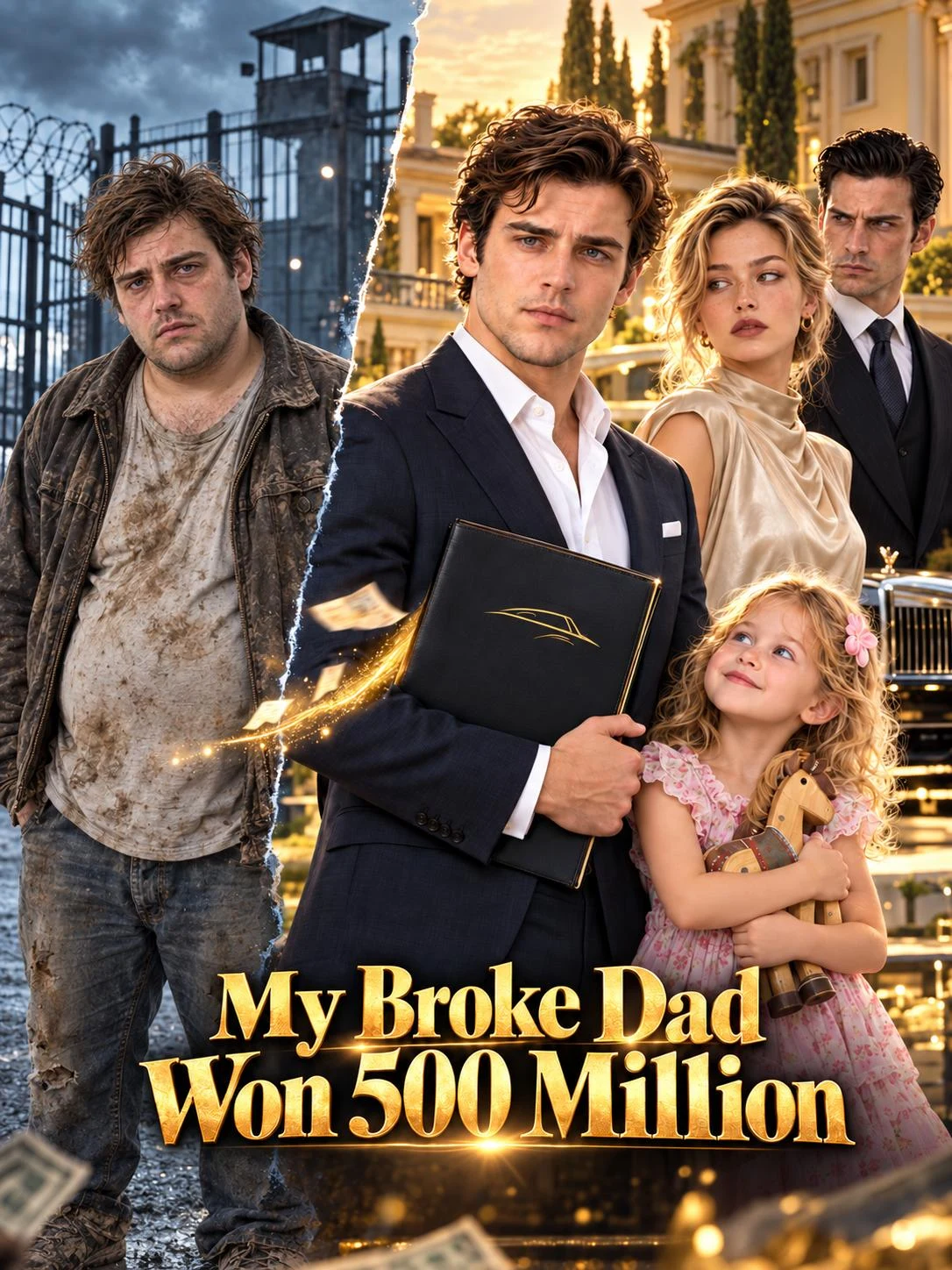 Watch My Broke Dad Won 500 Million All Episodes Free My Broke Dad Won 500 Million (30 Episodes) - Official Drama Poster