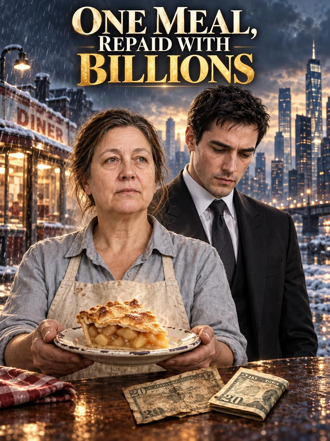 Watch ONE MEAL, REPAID WITH BILLIONS All Episodes Free ONE MEAL, REPAID WITH BILLIONS (40 Episodes) - Official Drama Poster