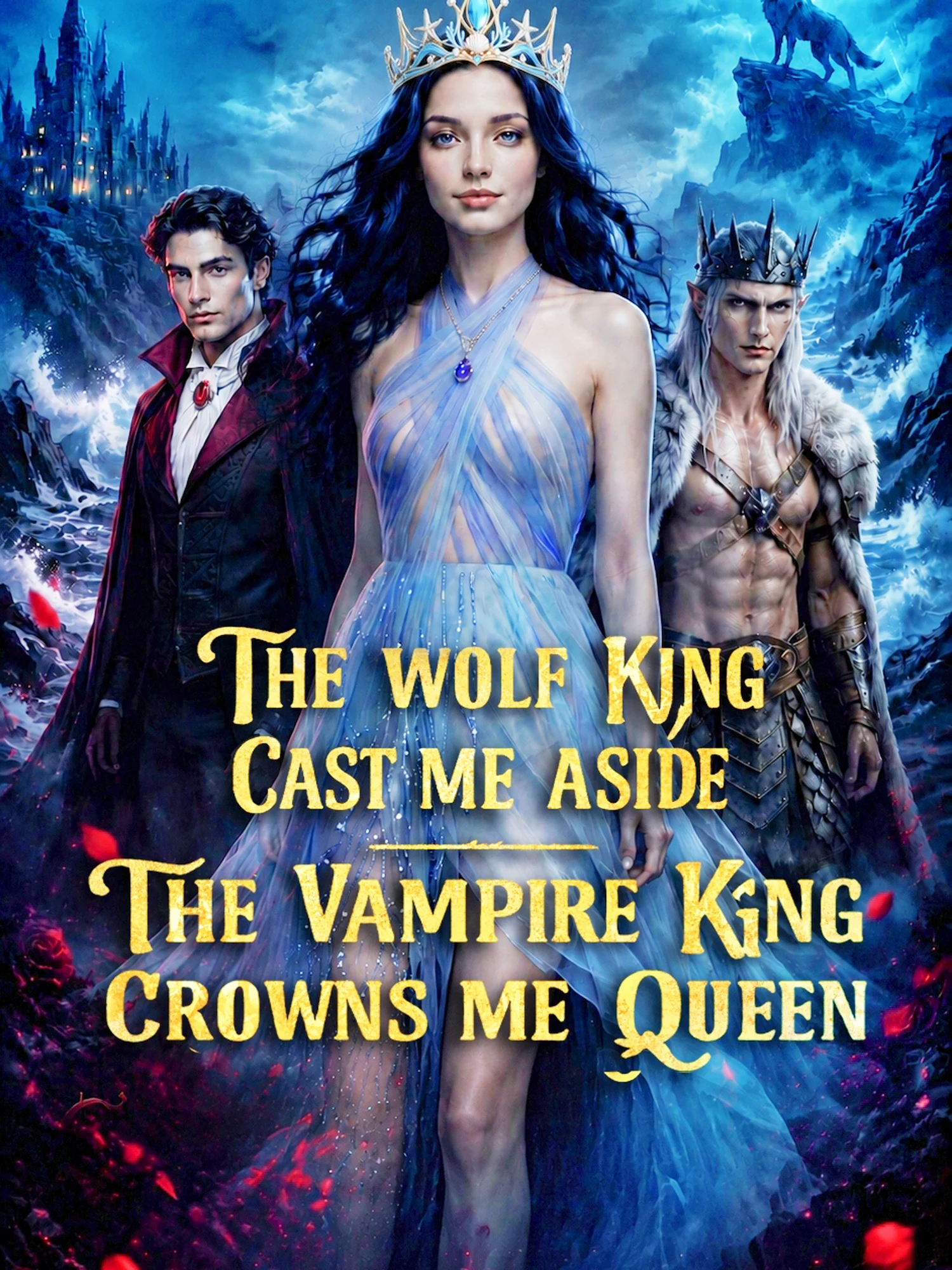 Watch The Wolf King Cast Me Aside, The Vampire King Crowns Me Queen All Episodes Free The Wolf King Cast Me Aside, The Vampire King Crowns Me Queen (40 Episodes) - Official Drama Poster