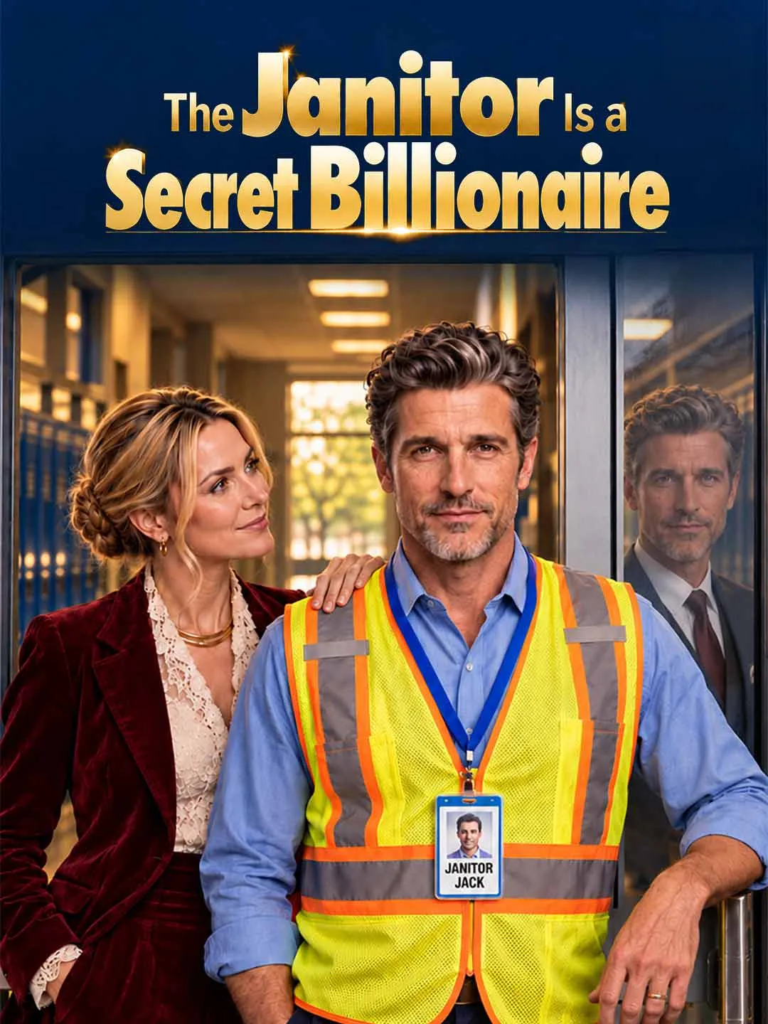 Watch The Janitor Is a Secret Billionaire All Episodes Free The Janitor Is a Secret Billionaire (57 Episodes) - Official Drama Poster