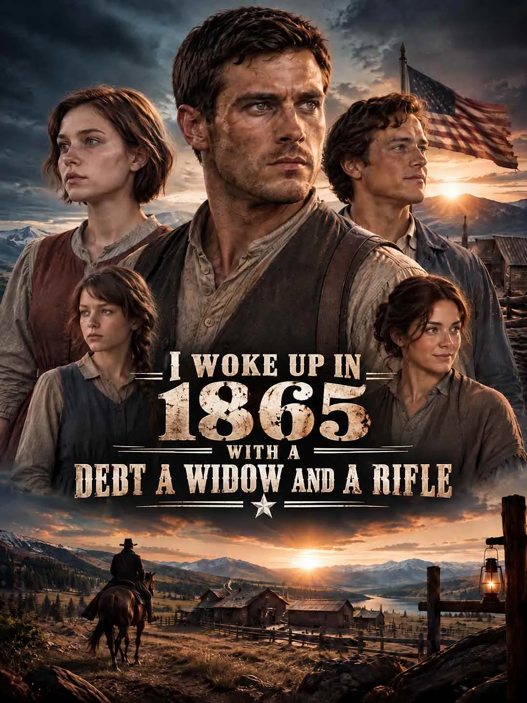 Watch I Woke Up in 1865 with a Debt, a Widow, and a Rifle All Episodes Free I Woke Up in 1865 with a Debt, a Widow, and a Rifle (60 Episodes) - Official Drama Poster