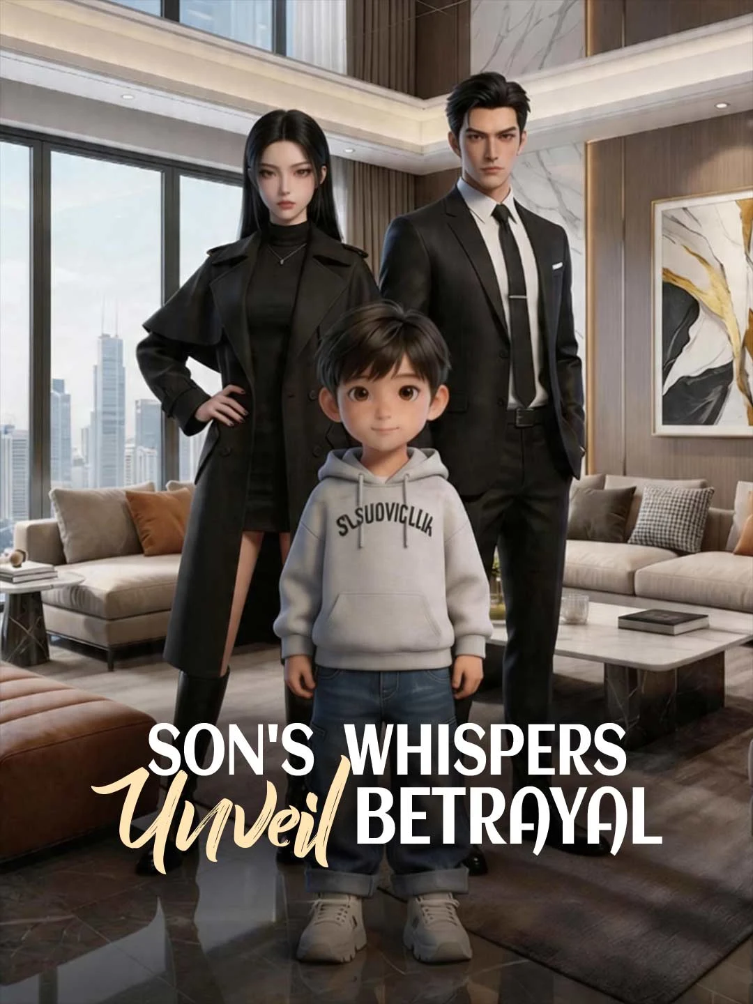 Watch Son's Whispers Unveil Betrayal All Episodes Free Son's Whispers Unveil Betrayal (61 Episodes) - Official Drama Poster