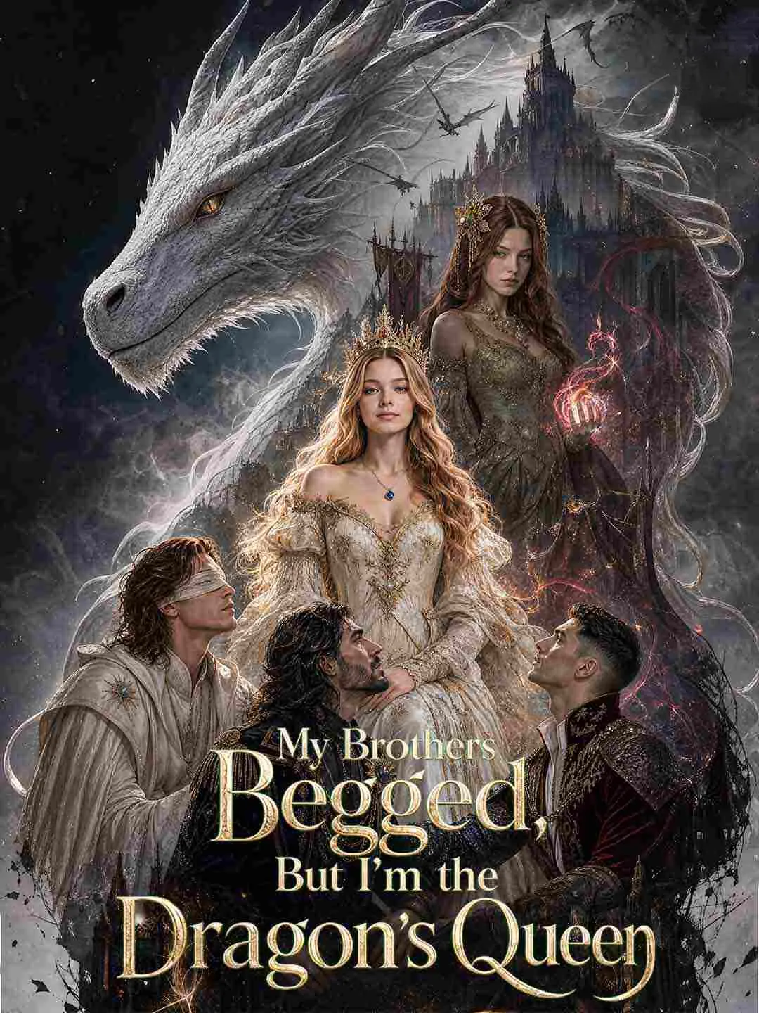 Watch My Brothers Begged, But I'm the Dragon's Queen All Episodes Free My Brothers Begged, But I'm the Dragon's Queen (40 Episodes) - Official Drama Poster
