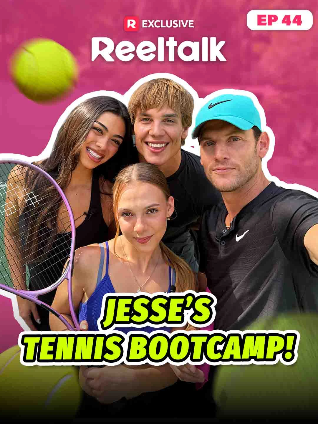 Watch ReelTalk EP 44-Jesse's Tennis Bootcamp All Episodes Free ReelTalk EP 44-Jesse's Tennis Bootcamp (8 Episodes) - Official Drama Poster