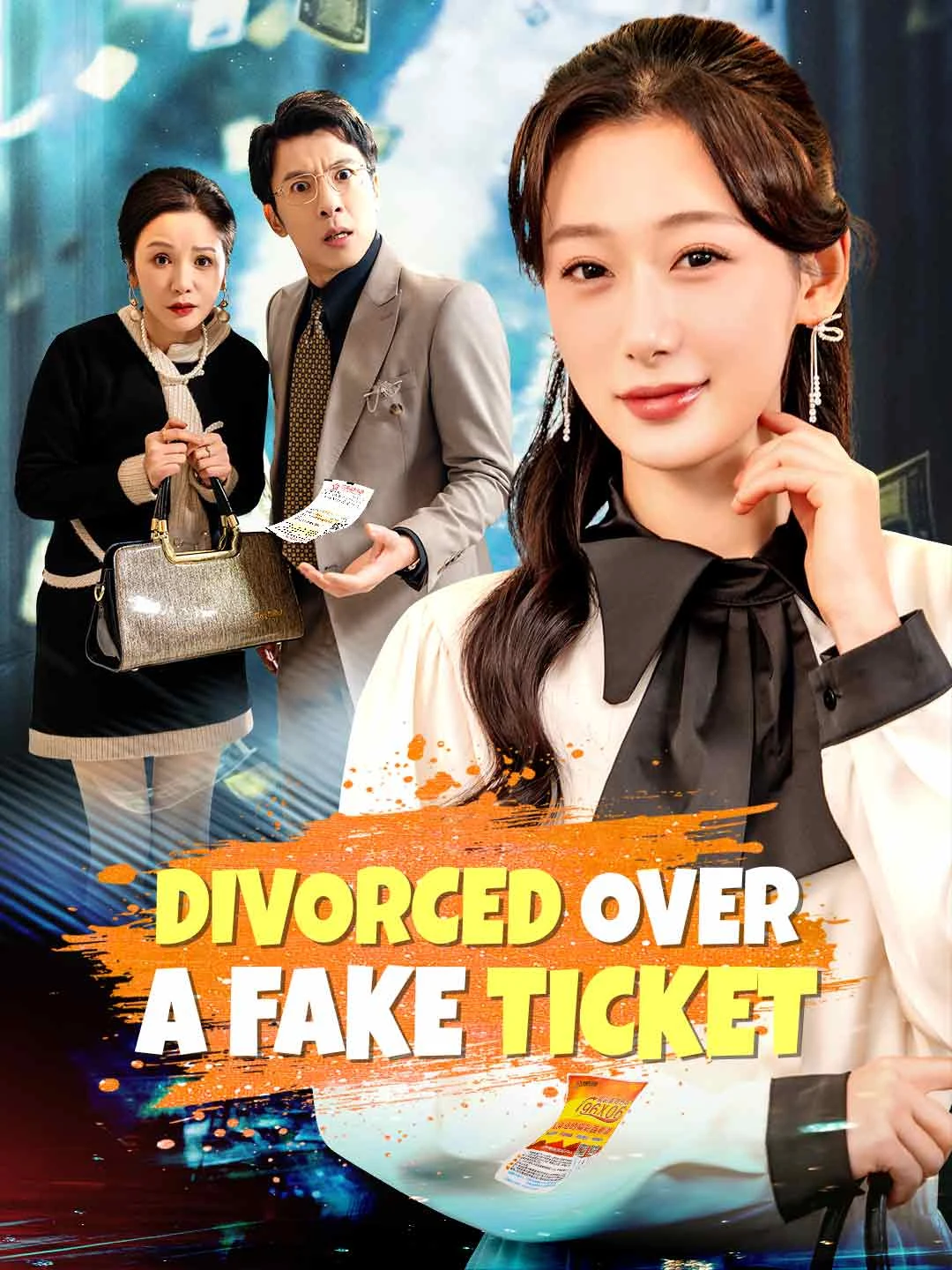 Watch Divorced Over a Fake Ticket All Episodes Free Divorced Over a Fake Ticket (51 Episodes) - Official Drama Poster