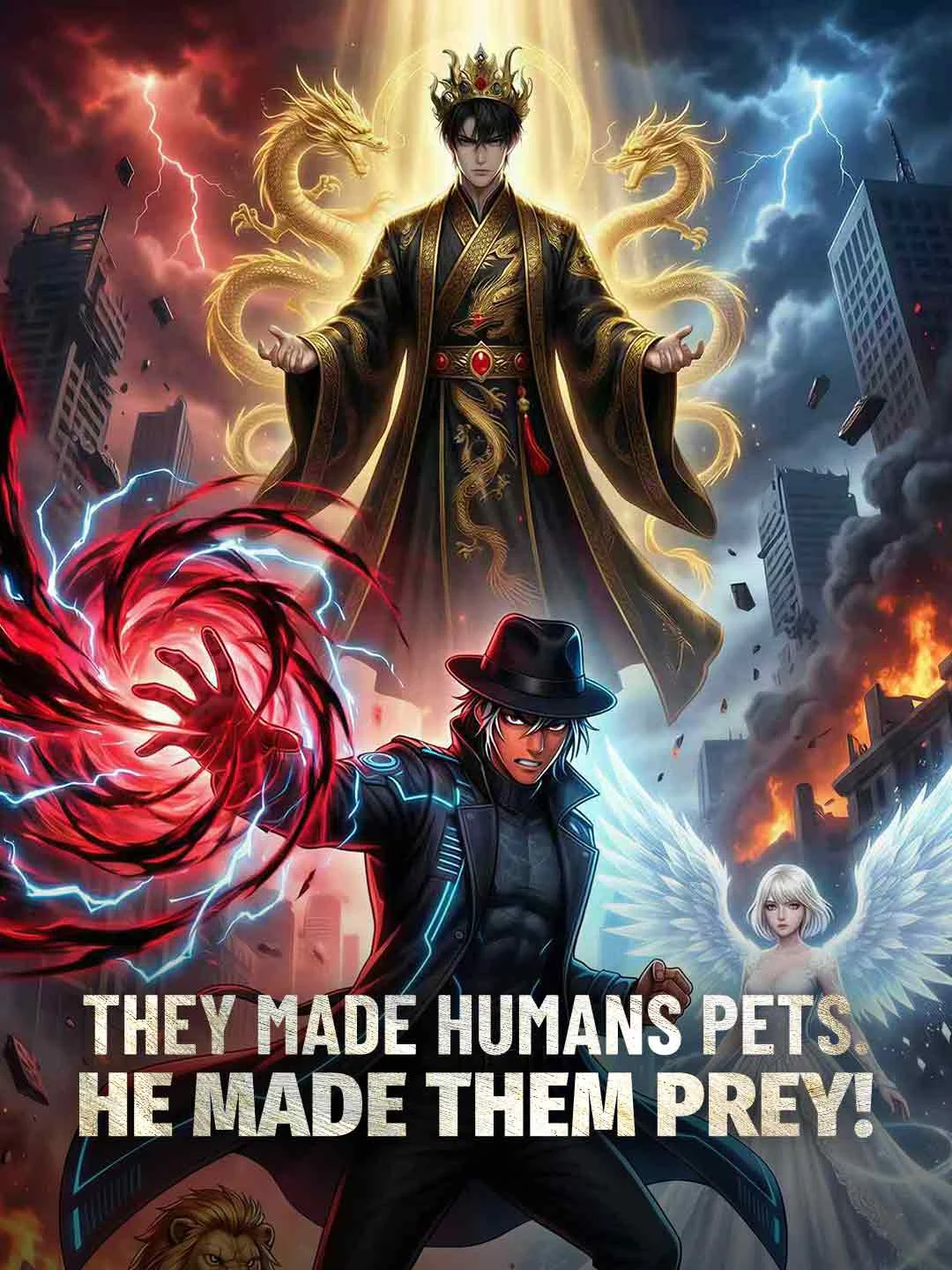 Watch They Made Humans Pets. He Made Them Prey! All Episodes Free They Made Humans Pets. He Made Them Prey! (60 Episodes) - Official Drama Poster