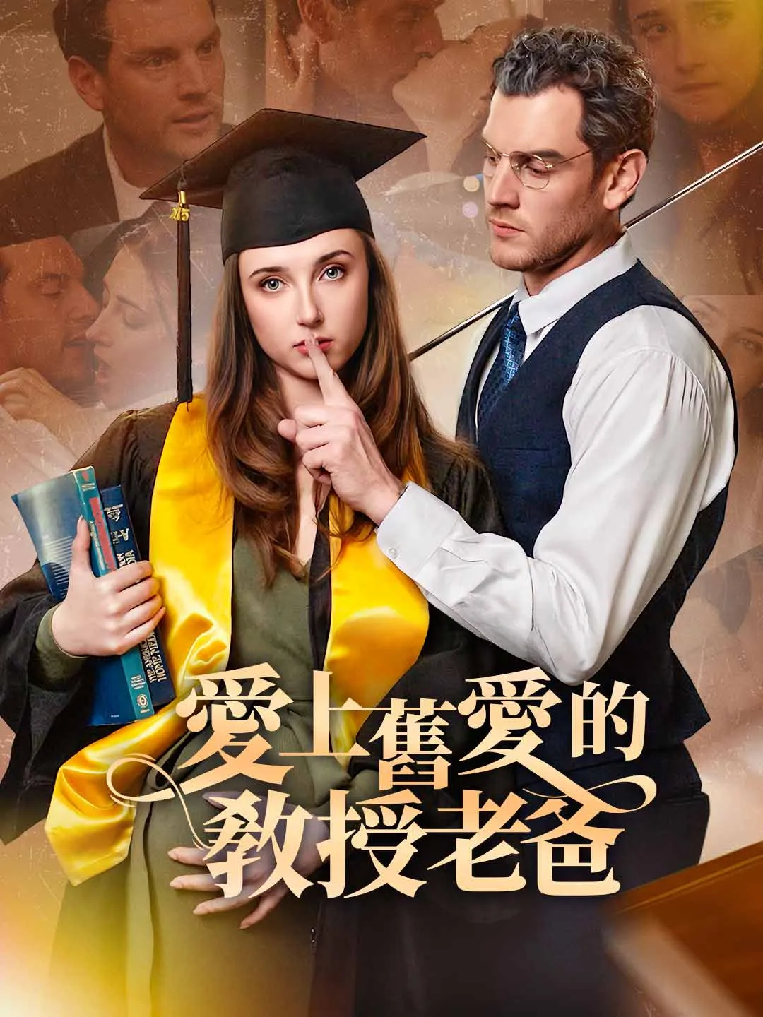 Watch Falling for My Ex's Professor Dad All Episodes Free Falling for My Ex's Professor Dad (64 Episodes) - Official Drama Poster