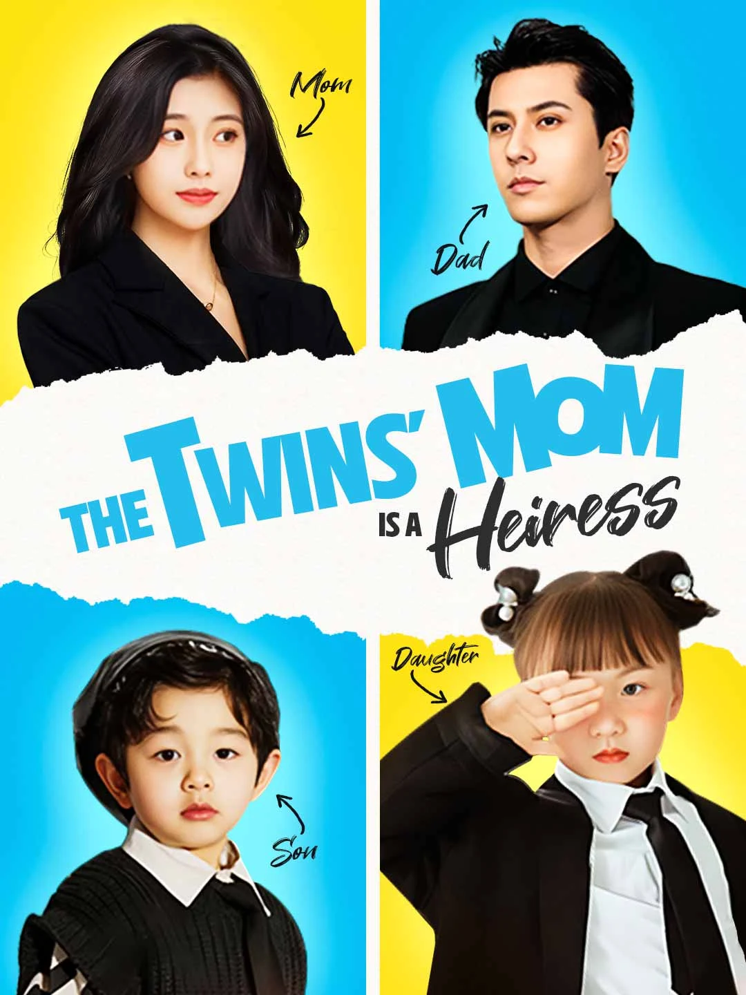 Watch The Twins' Mom is a Heiress All Episodes Free The Twins' Mom is a Heiress (90 Episodes) - Official Drama Poster