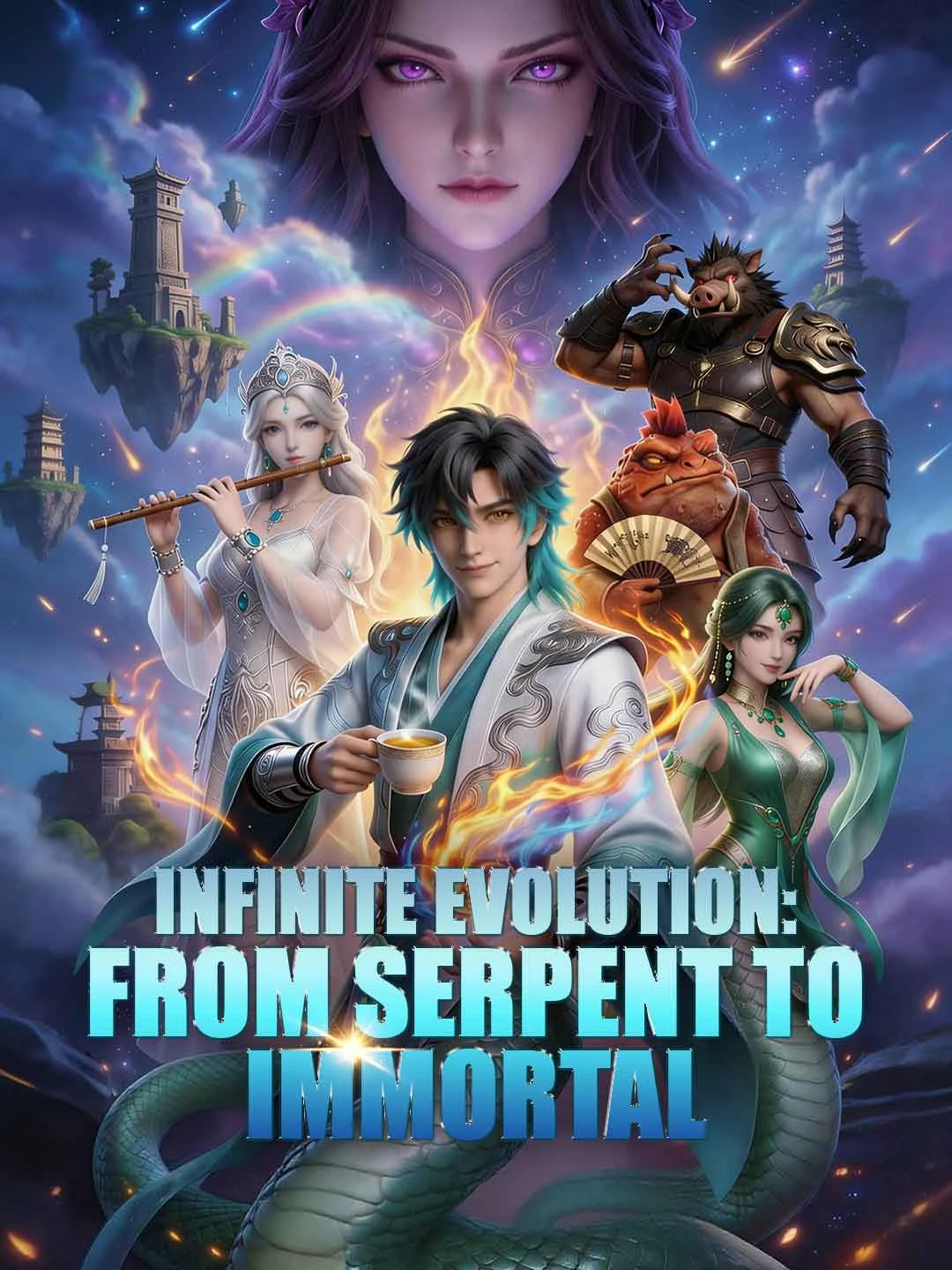 Watch Infinite Evolution: From Serpent to Immortal All Episodes Free Infinite Evolution: From Serpent to Immortal (83 Episodes) - Official Drama Poster