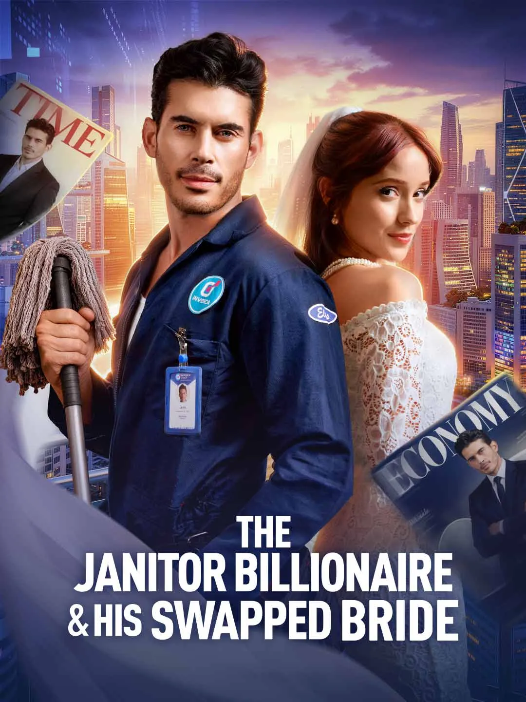 Watch The Janitor Billionaire & His Swapped Bride All Episodes Free The Janitor Billionaire & His Swapped Bride (77 Episodes) - Official Drama Poster